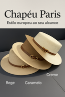 Chapéu Feminino Paris Aba Média -  Praia&Piscina