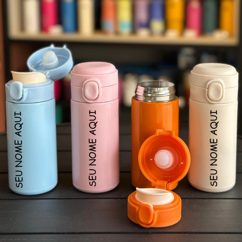 Squeeze Térmica Personalizada com Nome |Frete Grátis para todo o Brasil|