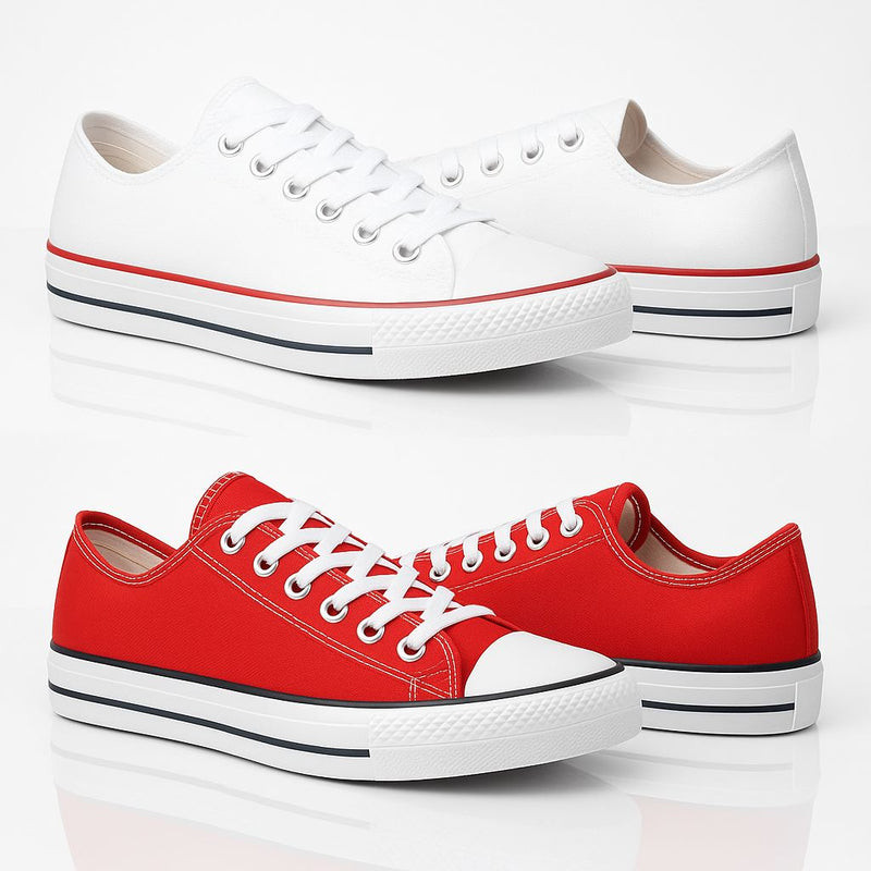 Kit 2 Pares de Tênis - Estilo ALL STAR Unissex |FRETE GRÁTIS PARA TODO O BRASIL|