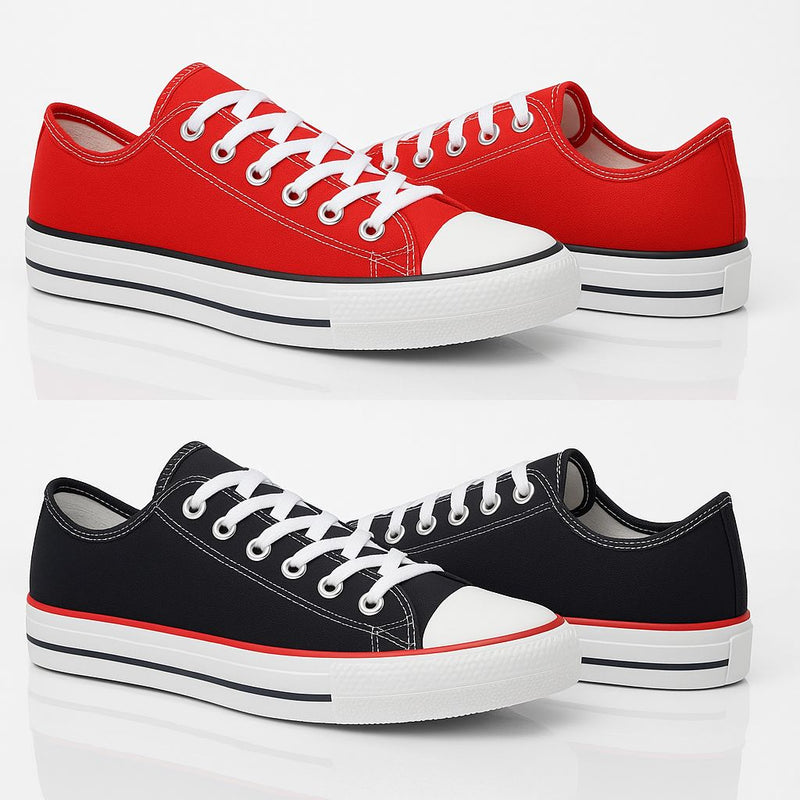 Kit 2 Pares de Tênis - Estilo ALL STAR Unissex |FRETE GRÁTIS PARA TODO O BRASIL|
