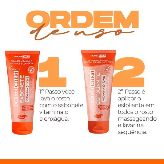KIT SKINCARE - Clareador, Anti-idade & Anti-manchas