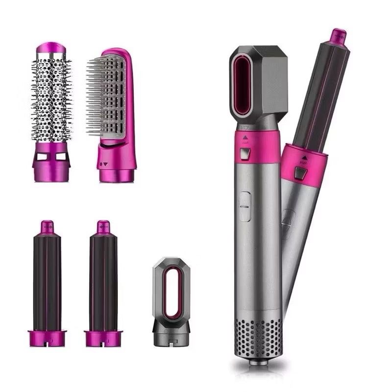 Escova Modeladora Glow Brush 5 em 1 - 2025 + (Brinde Óleo Wella) ORIGINAL