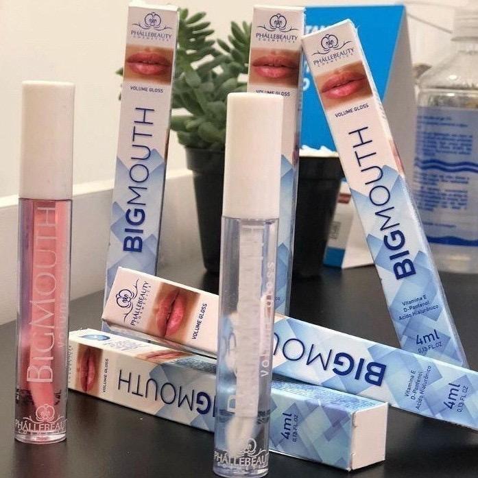Kit com 2 Gloss Big Mouth - Efeito Volume Instantâneo - FRETE GRÁTIS