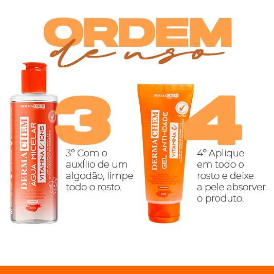 KIT SKINCARE - Clareador, Anti-idade & Anti-manchas