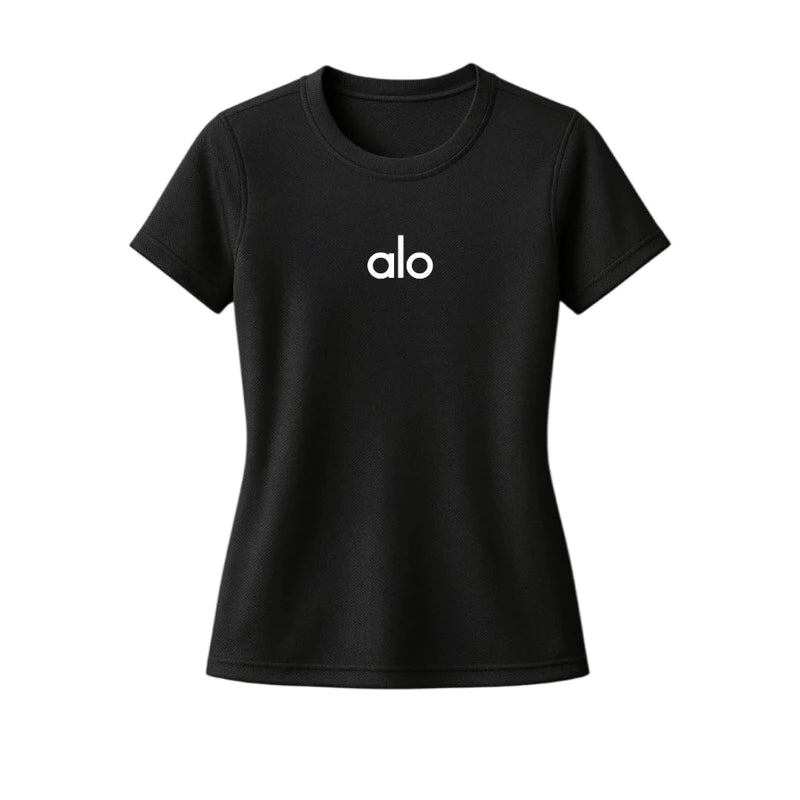 Leve 2! Camisetas Femininas Alo – Baby Look Academia Yoga Linha Premium