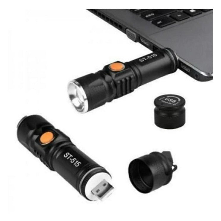 Lanterna Profissional Tática LED 128000w Recarregável USB + Frete Grátis + Envio Imediato