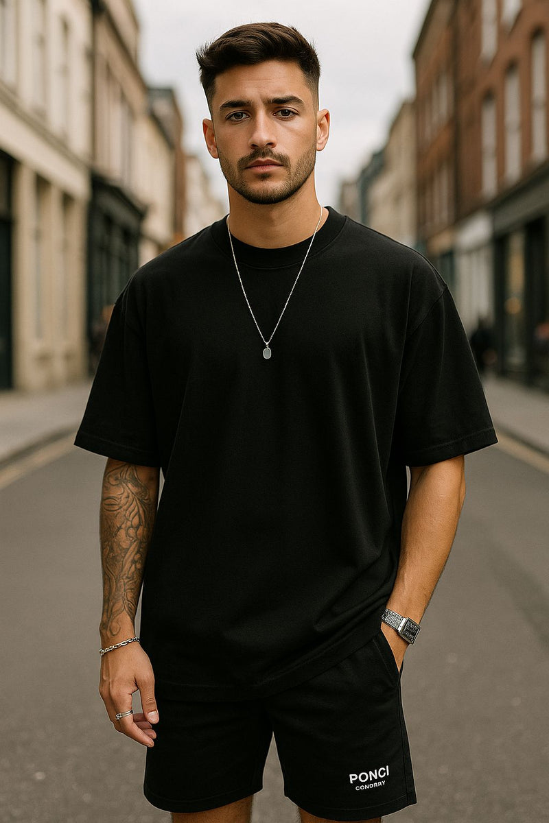 kit 3 Camiseta Streetwear Premium lisa ®Branco Preta Bege