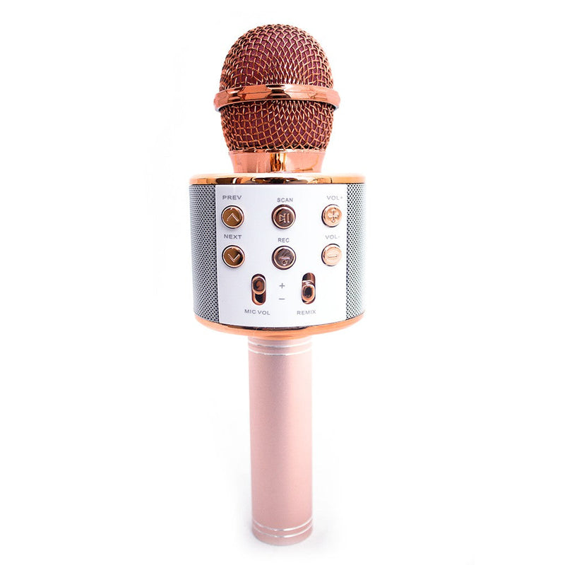 Microfone Karaokê Bluetooth Efeito Voz Modo Gravação + Frete Grátis + Envio Imediato + Brinde