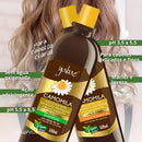 Cabelos Iluminados com Camomila | Kit Yabae com 1 Shampoo + 1 Condicionador